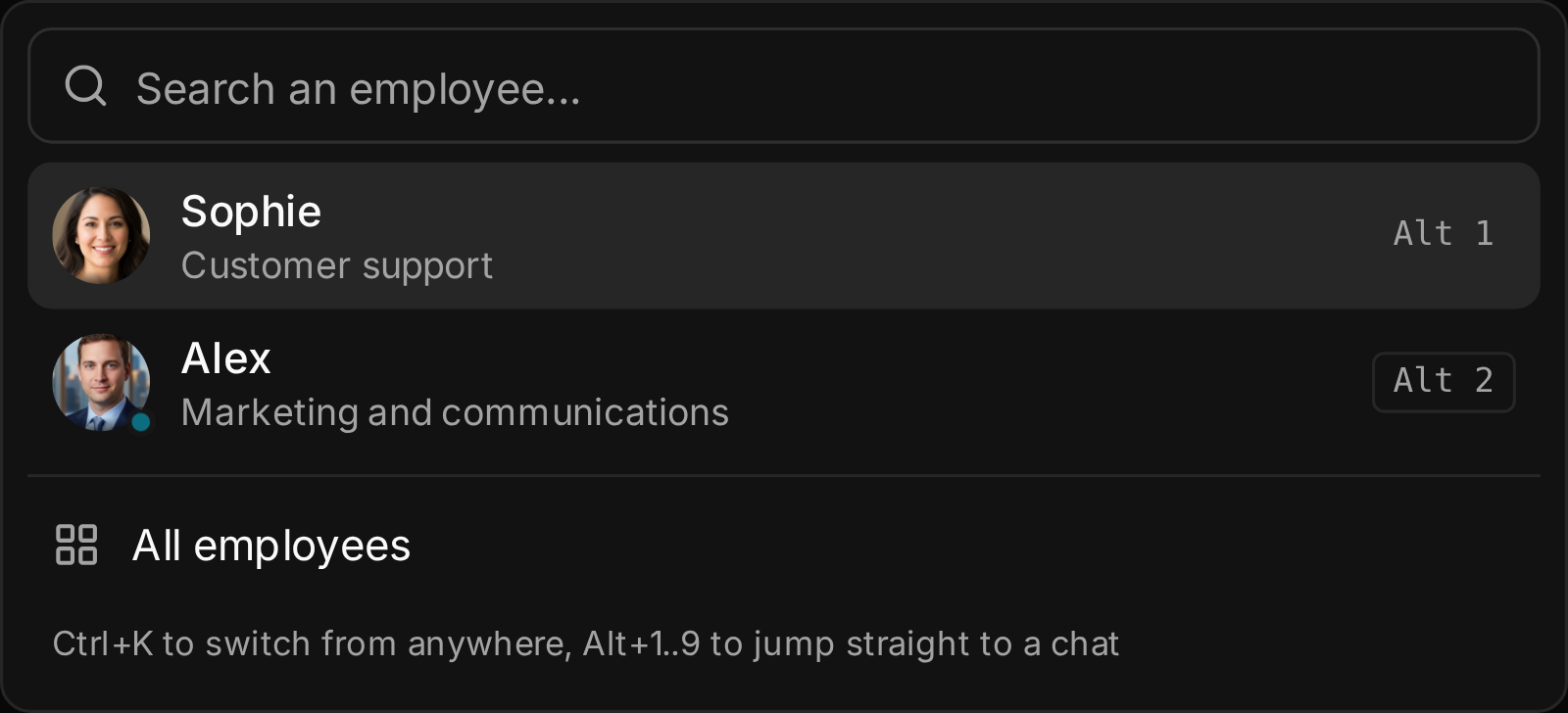 Switch employee
