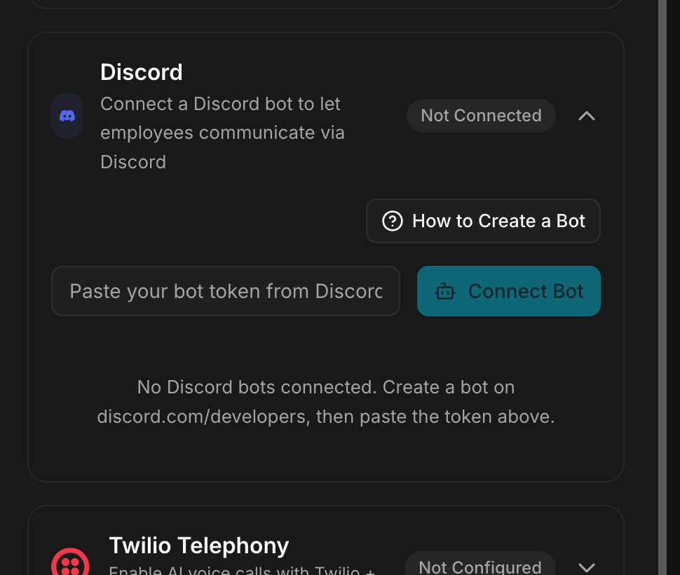 The Discord connector